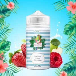 Long Fill Pomme Fraise Framboise 0mg 20/120ml – Prestige Fruits