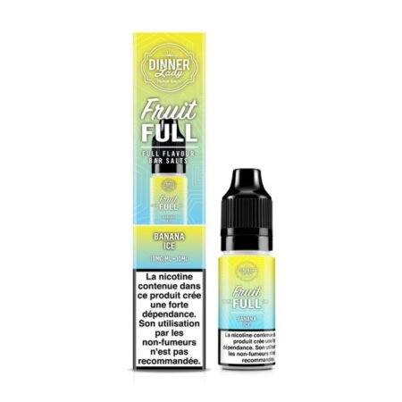 Banana Ice Nic Salts 10ml - Fruit Full by Dinner Lady – Image 3