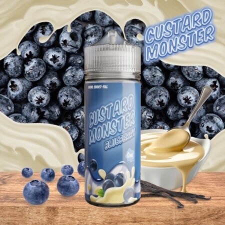 Blueberry Custard 0mg 100ml - Custard Monster by Monster Vape Labs – Image 2