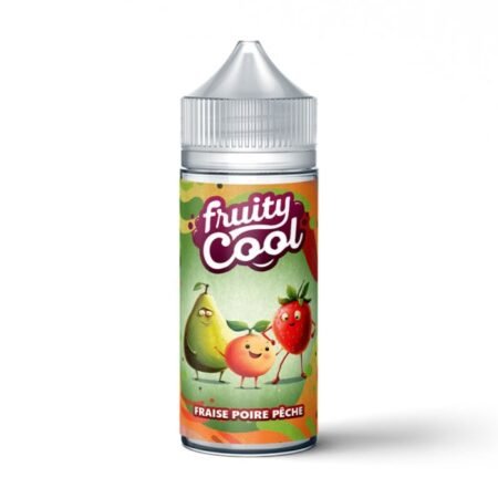 Fraise Poire Pêche 0mg 100ml - Fruity Cool – Image 2