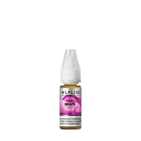 Grape Nic Salt 10ml - Elfliq by Elfbar