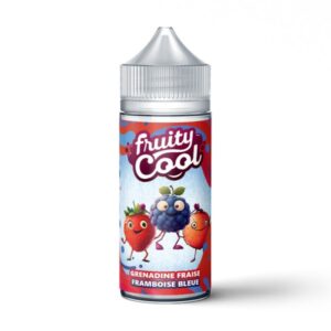 Grenadine Fraise Framboise Bleue 0mg 100ml - Fruity Cool