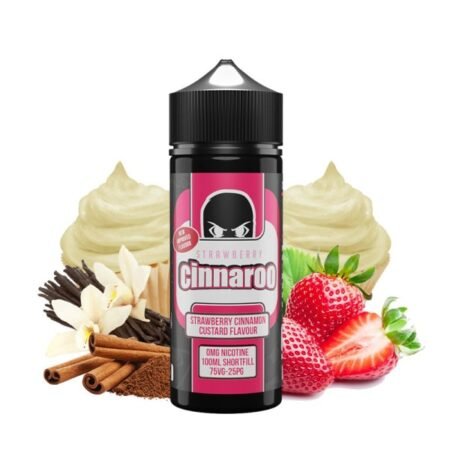 Strawberry Cinnamon Custard 0mg 100ml - Cinnaroo by Cloud Thieves Co – Image 2