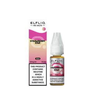 Strawberry Kiwi Nic Salt 10ml - Elfliq by Elfbar
