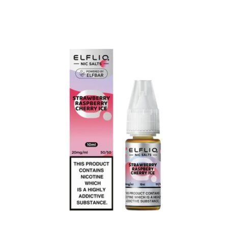 Strawberry Raspberry Cherry Ice Nic Salt 10ml - Elfliq by Elfbar – Image 2