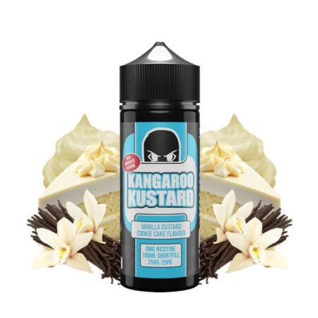 Vanilla Custard Cookie Cake 0mg 100ml - Kangaroo Kustard by Cloud Thieves Co