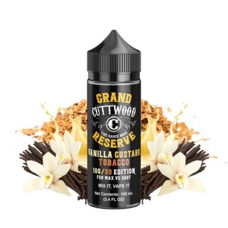 Vanilla Custard Tobacco 0mg 100ml - Cuttwood Grand Reserve – Image 3